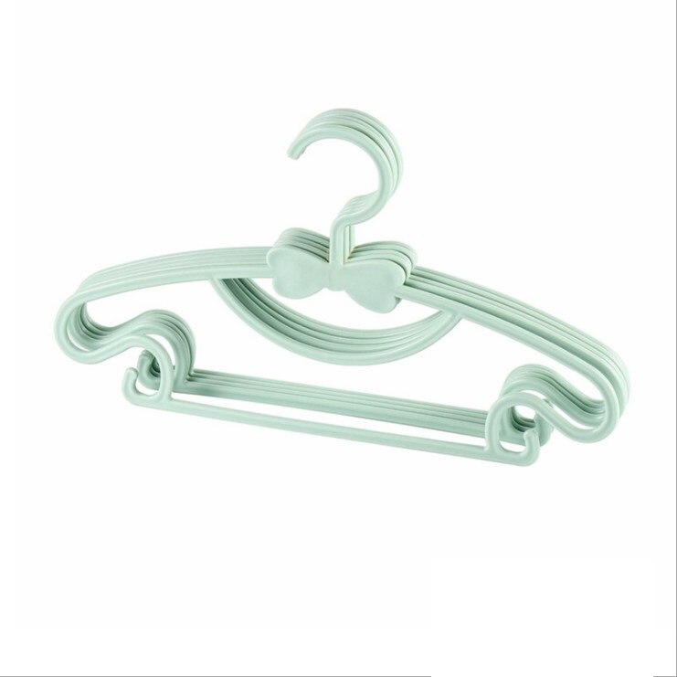 Durable Baby Clothes Hangers Telescopic Clothes Cute Cartoon Children's Hangers Kid Clothes Racks Baby Plastic Hanger: G