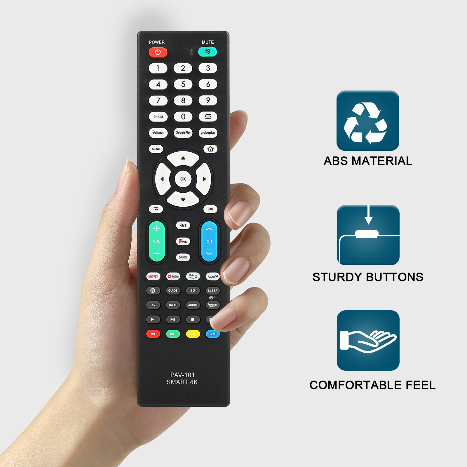 Télécommande universelle pour télévision, Compatible avec l'utilisation de la télécommande universelle pour télévision de toute , besoin de définir selon le manuel Rm-014S +: Default Title