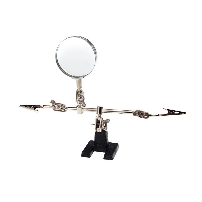 Goods 3 In 1 Welding Magnifying Glass Auxiliary Clip Magnifier Soldering Solder Iron Stand Holder Station Repair Tool