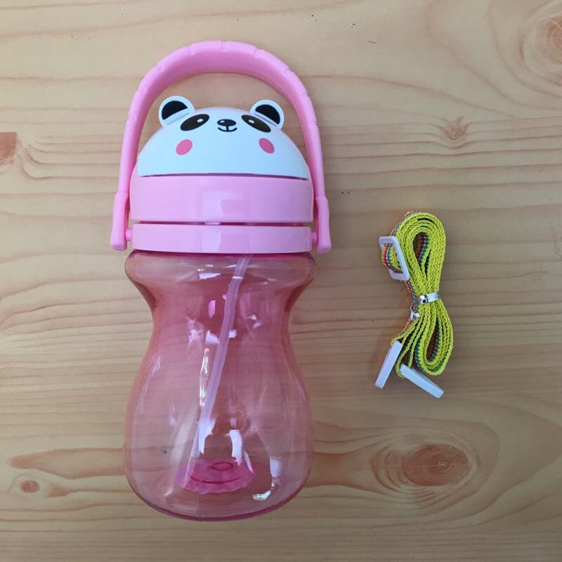 Bouteille d'alimentation pour bébés 2 usage | Eau, bouteille de lait, bouche douce, bec de canard, boisson pour bébé formation, bouteille d'alimentation 400ml: Rose