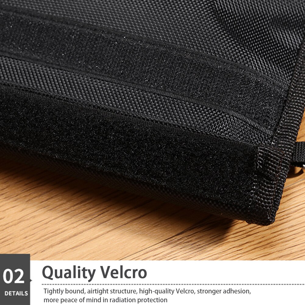 Draagbare Emf Bescherming Elektronische Apparatuur Schoon Signal Blokkeren Mobiele Telefoon Faraday Tas Anti Straling Solid Credit Kaarten