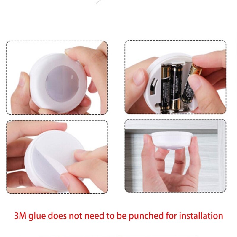 Wireless RGB RGBW LED Puck Light with Remote Control For Kitchen Wall Wardrobe