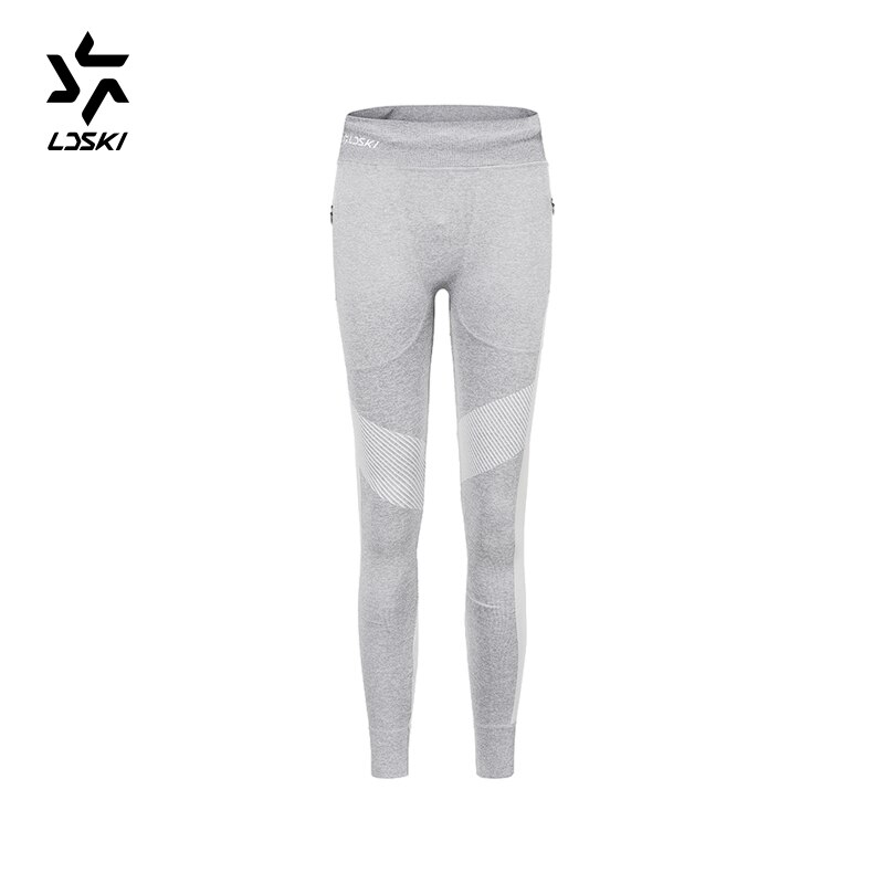 LDSKI compressie athletic-fit activewear ski ondergoed vochtafvoerende stof huid-contact vriendelijke: L / Light Grey Tight