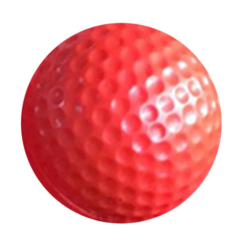 20Pcs Golfbal Spons Bal Pu Schuim Bal Indoor Oefening Pu Speelgoed Bal Golfbal Soft Indoor Practice Veiligheid elastische Bal 4 Kleur: Red