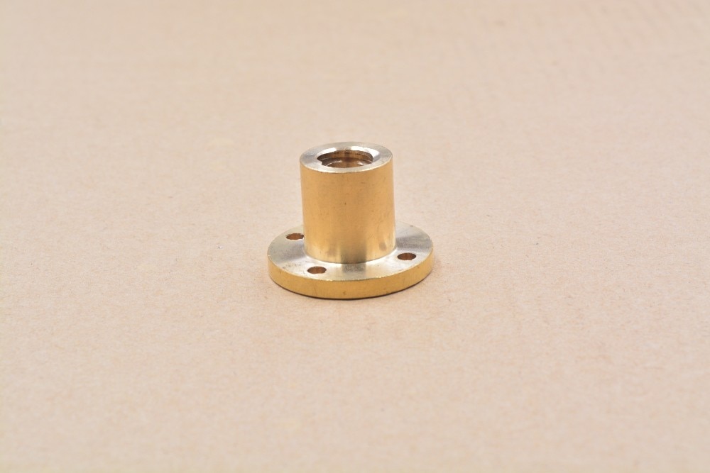 304 rustfrit stål  t16 skruelængde 450mm-500mm bly 3mm 4mm 8mm trapezformet spindel med møtrik