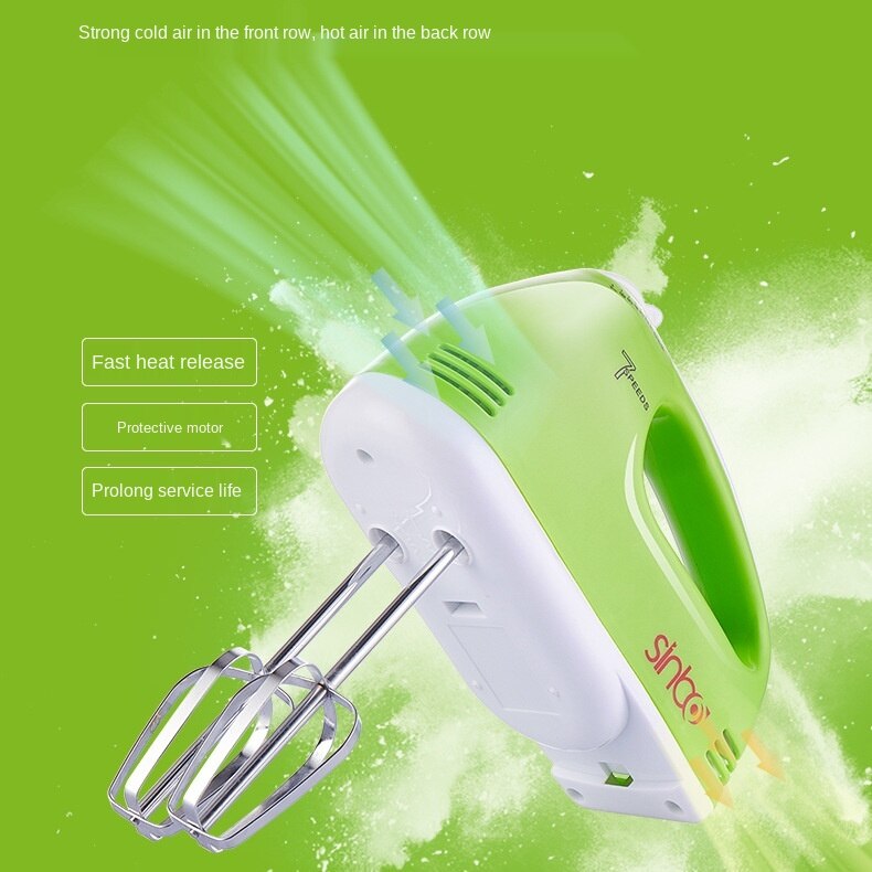Hand held eggbeater electric mixer household beater Cream baking beater