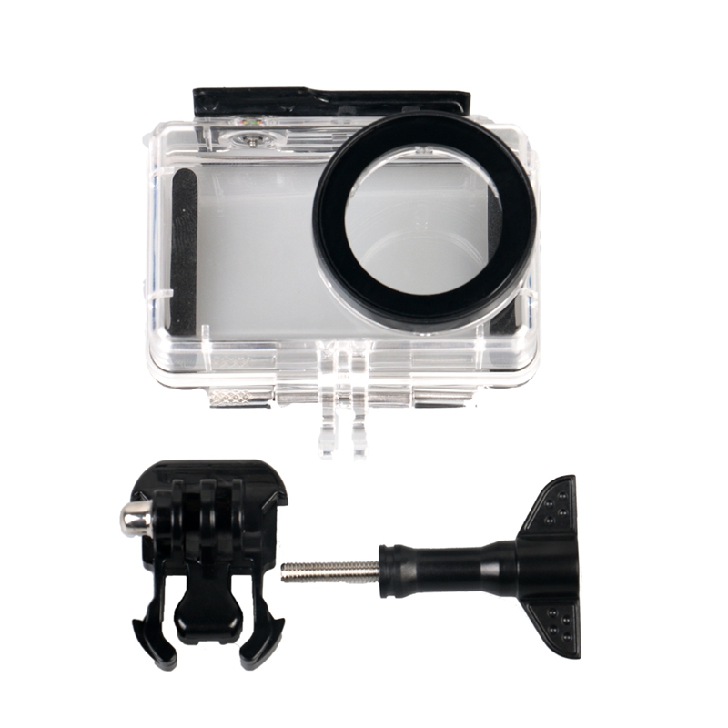 6 in 1 Kamera Zubehör Bausatz Wasserdichte fallen + Seite Schützen Rahmen + Silikon fallen + Objektiv Abdeckung fallen Für mi Jia Mini 4K Nocken