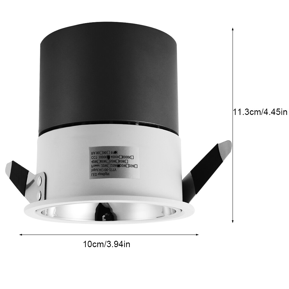 COB Ceiling Light Embedded LED Spotlights Hotel Wall Washing Commercial Lighting led wall washer led downlight wallwasher