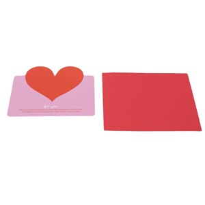 Love Heart Card I Love You Birthday Valentine's Day Greeting Heart Message Card Wedding Guest Cards: Style 2