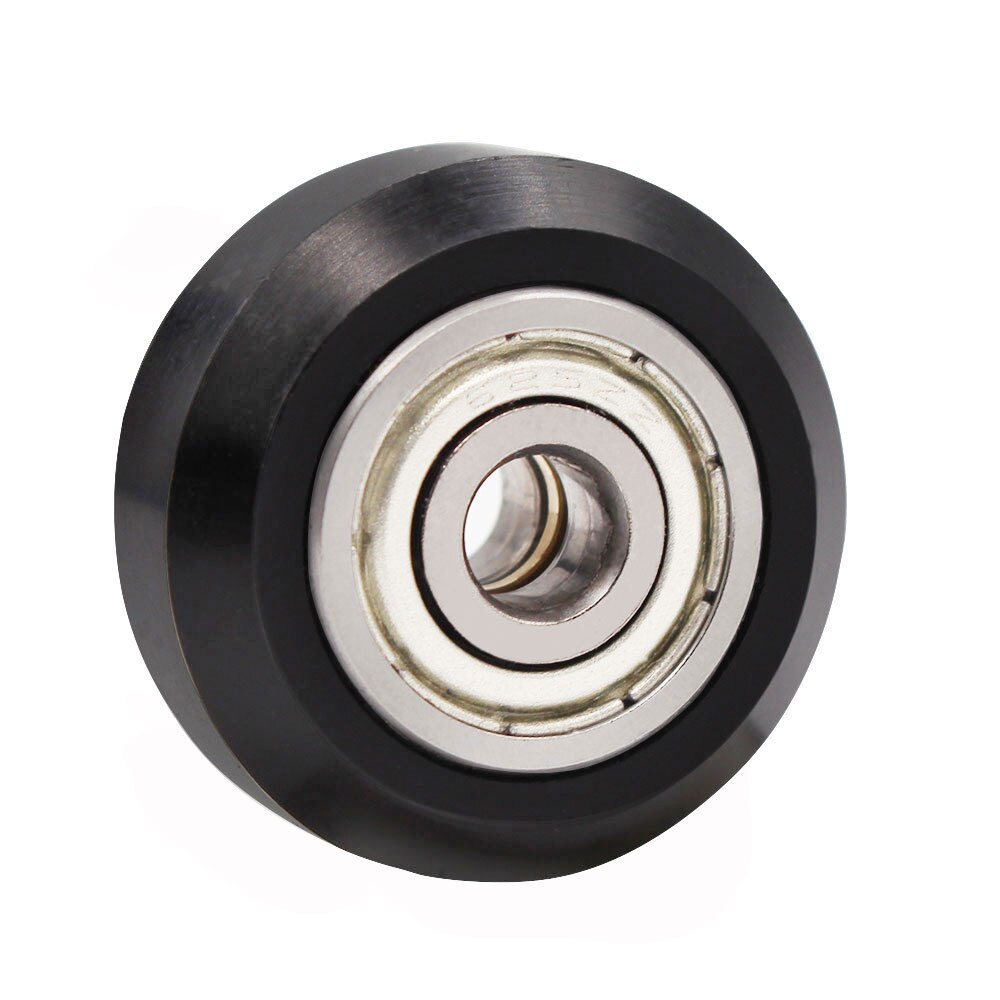 SIMAX3D 12/24pcs Black/Clear Polycarbonate/POM Wheel Plastic Pulley Wheel with 625ZZ Bearing for CR-10 Ender 3 Pro 3D Printer