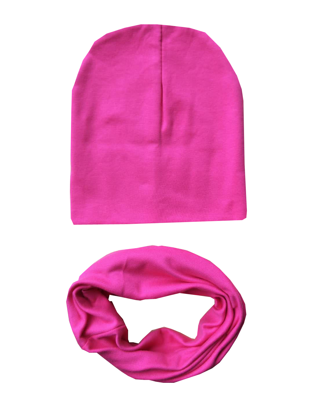 MAYA STEPAN 1 Set Winter Autumn Baby Hat Girl Boy Cap Cotton Scarf Beanie Infant knitted toddlers Children Crochet Snood Cloth: Rose Red