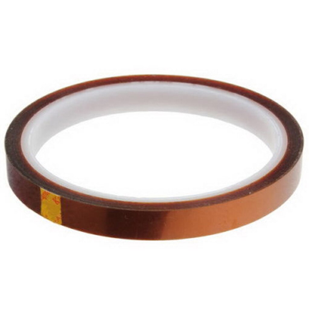 1 Roll of Tape Low temperature resistant tape, insulating tape,Polyimide Kaptons Tape 33M，Gold finger tape 3/6/8/12/15/18mm: D