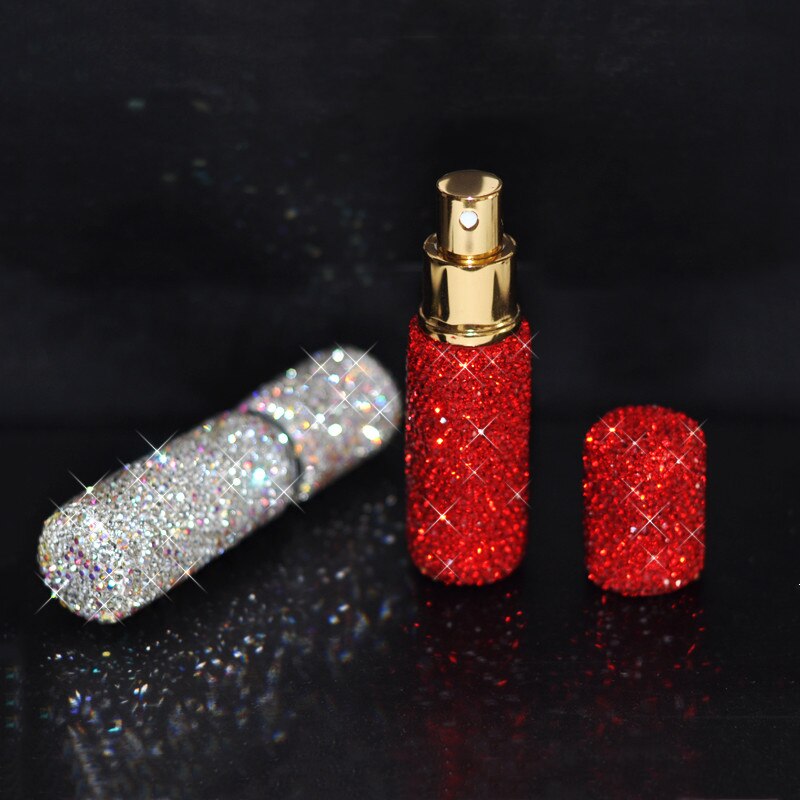 Luxe Creatieve Kristal Diamant Parfum Cosmetische Fles Reizen Draagbare Spray Glazen Flessen Tool Make Organisatoren Ms