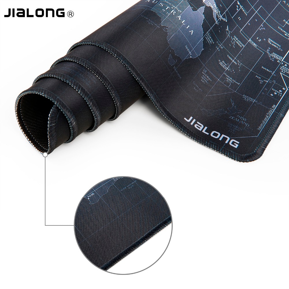 Original JIALONG World Map Non-slip Large Pattern Gaming Mouse Pad Gaming Mouse Mat Mousepad for Men Gamer