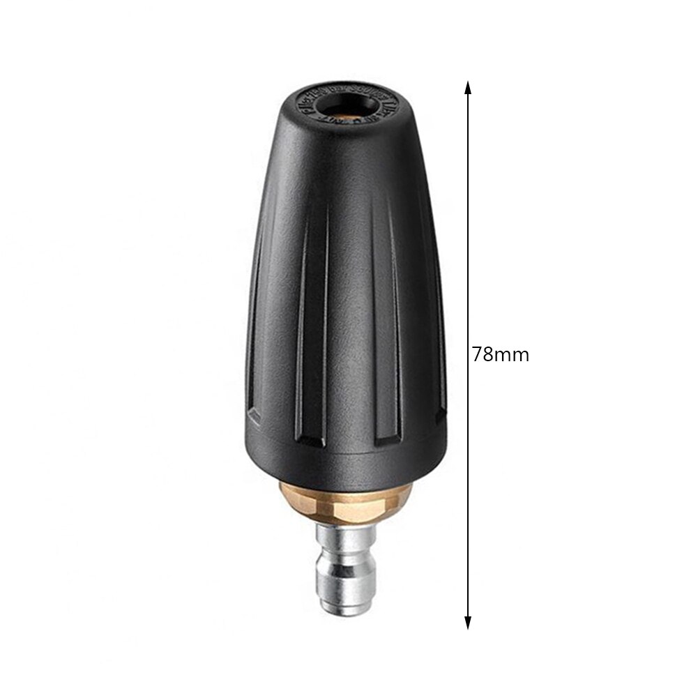 Buse Turbo rotative pour nettoyeur haute pression 3600psi, pointe de pulvérisation 360 rotative, accessoire de lavage