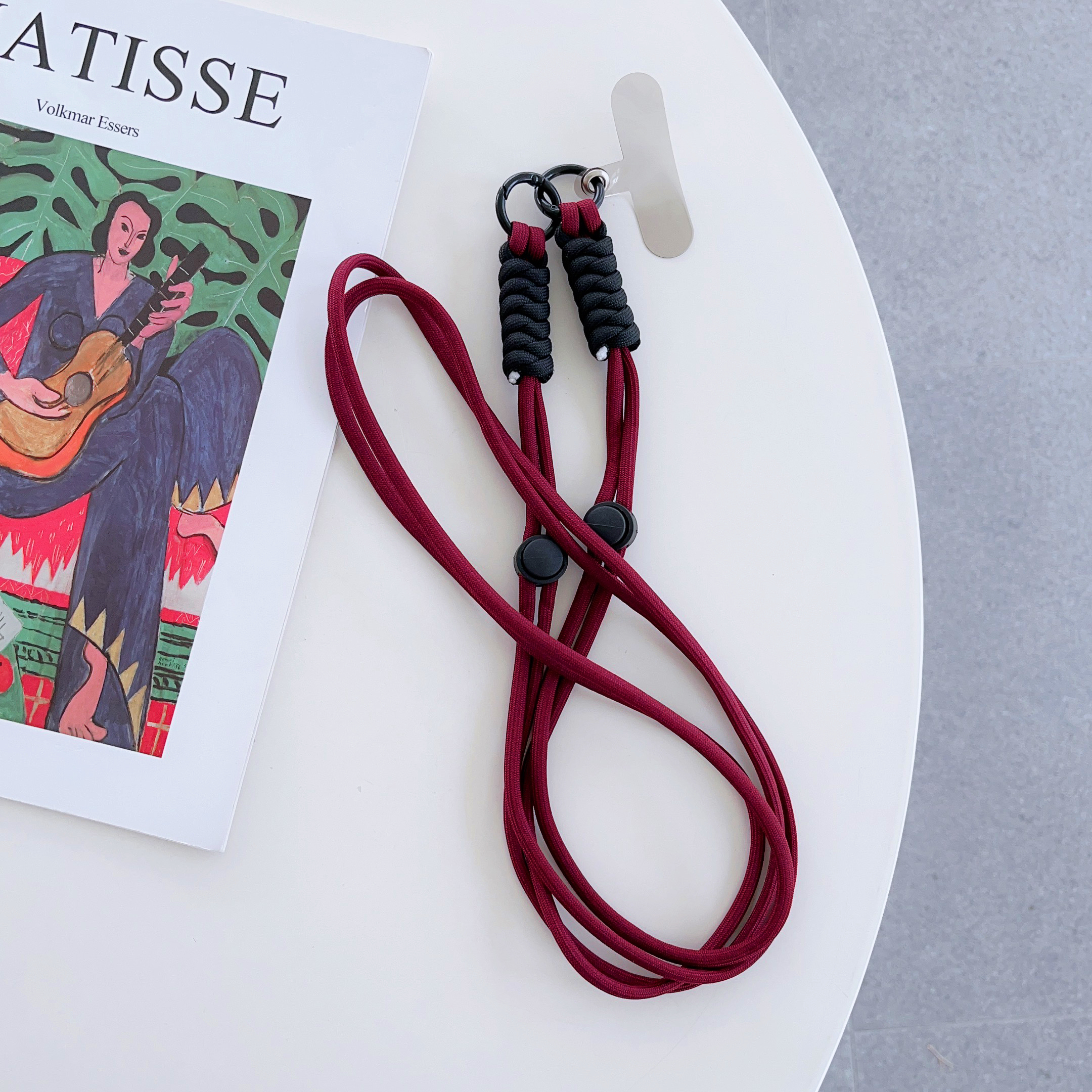 Cordón para teléfono móvil, cuerda cruzada para teléfono móvil, cuerda cruzada para bolso de mujer, cuerda antipérdida multiusos, nueva: Azul / Verde