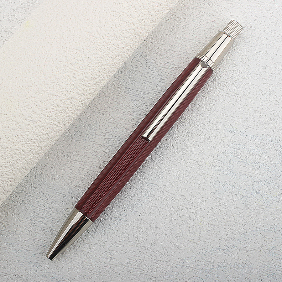 JINHAO 126 Luxury Pure Silver Rollerball Pen Metal Steel Ballpoint Pens with Case Office Supplies: Navy Blue