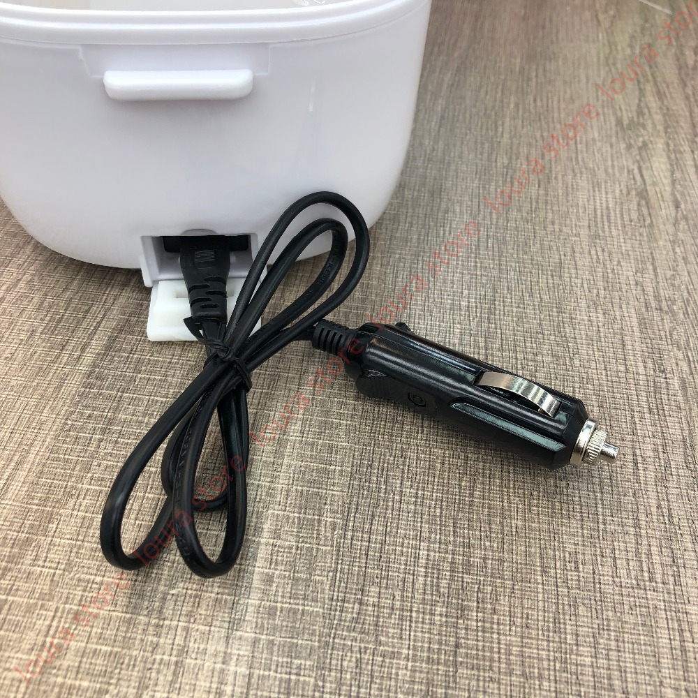 1L Portable Electric Heating Lunch Box Food Cooking Machine Heating Box Food Heater Rice Cookers for Home or Car