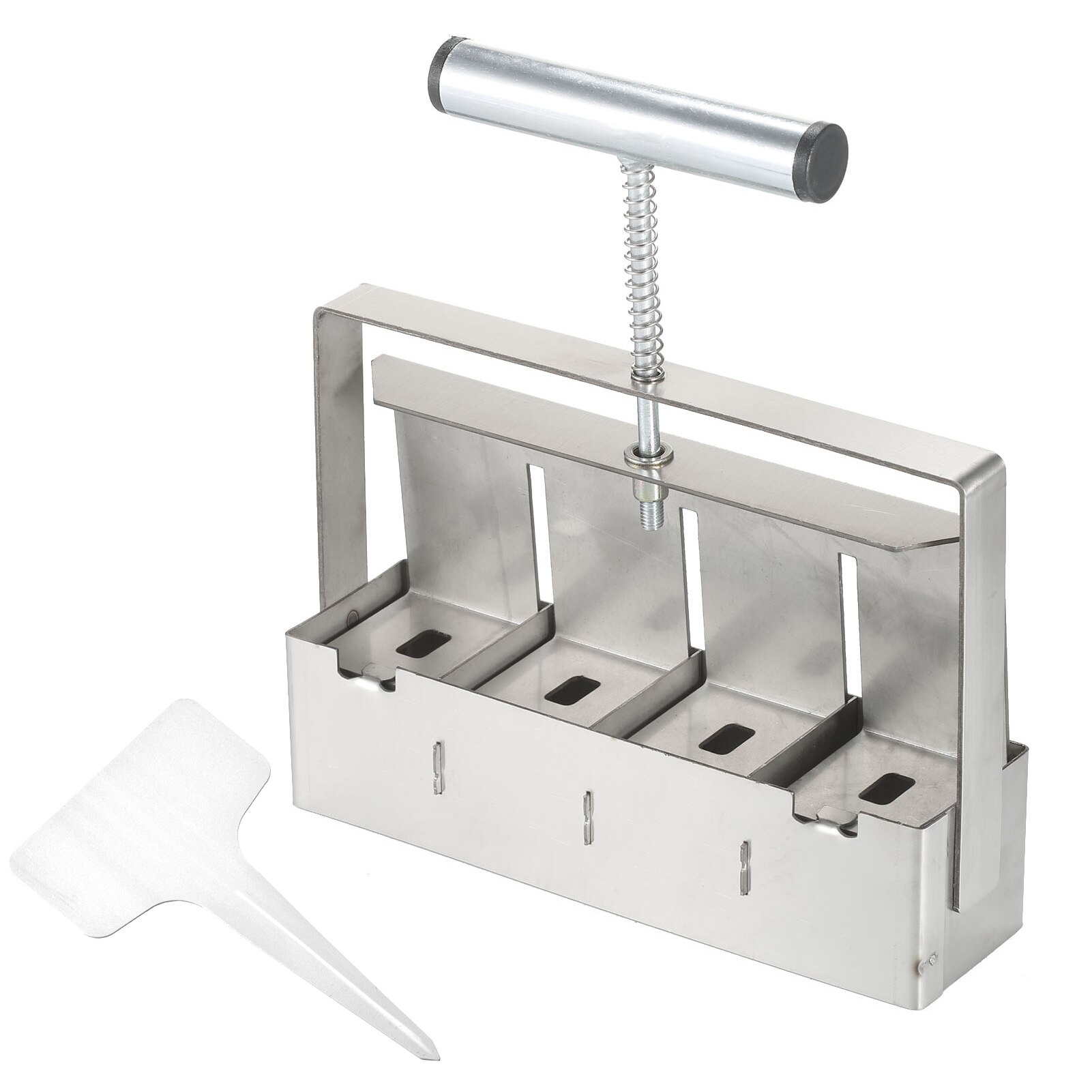 Handheld Soil Blocker 2-Inch Soil Block Maker Soil Blocking Tool with Dibbles Dibbers for Garden Prep: style 5