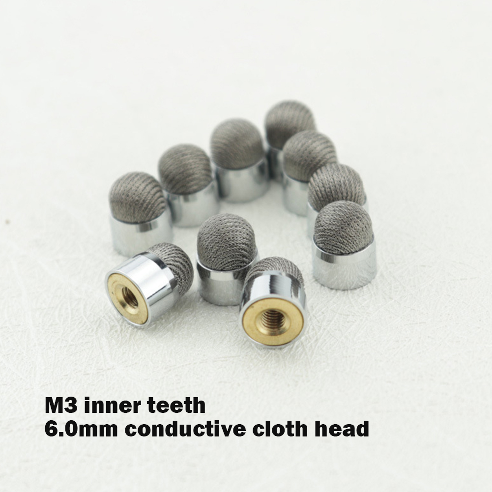 5Pcs Conductive Stylus Pen Fiber Cloth Head Drawing Stylus Pen Combo Universal Capacitive Touch Screen Replace Fiber Fine Tips