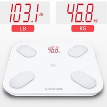 GASON S4 báscula LED para baño, báscula para suelo, báscula electrónica inteligente científica, báscula Digital de grasa para el hogar, Bluetooth, APP Android