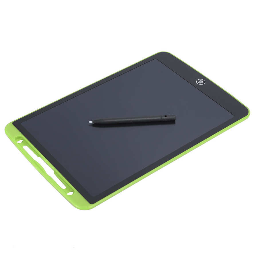 12 ''Lcd Schrijven Pad Licht Energie Elektronische Schoolbord Handschrift Tekentafel Digitale Grafische Tablet Met Pen Schrijven Tafel: green