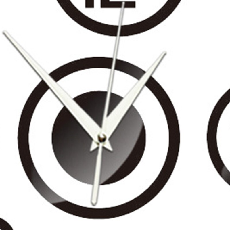 3D Mirror Wall Stickers DIY Quartz Needle Clock Watch Wall Clocks Acrylic Bedroom DIY Home Decoration