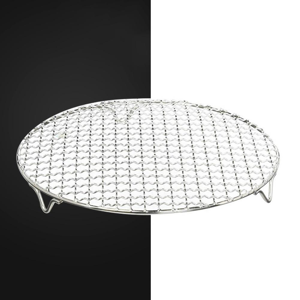 Stainless Steel Round Kitchen Steaming Cooking Grilling Rack for Air Frying Pot