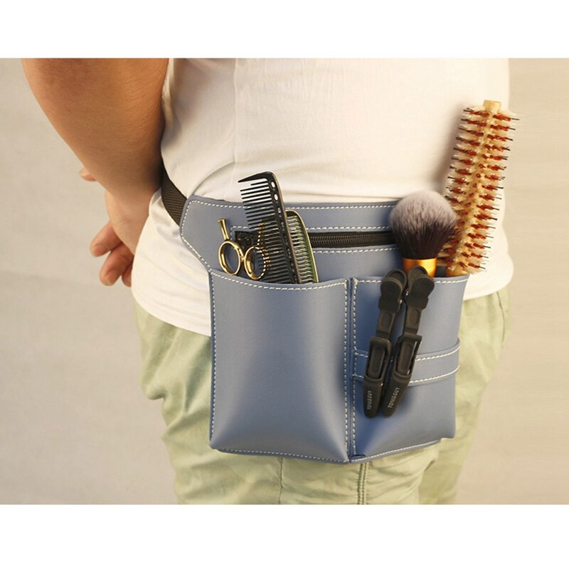 Sac de ciseaux de cheveux de coiffeur de grande capacité réglable ciseaux de cheveux durables sac de peigne poche de ciseaux de cheveux imperméable