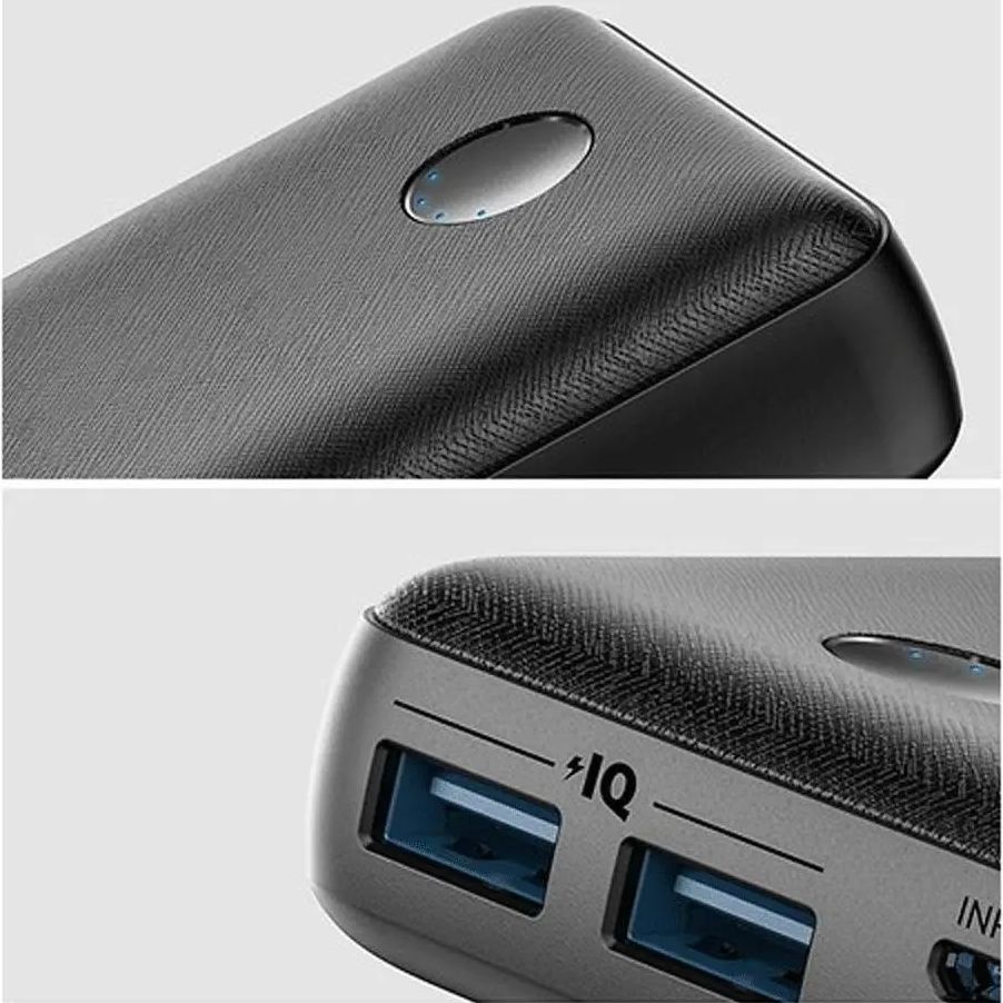 Anker A1223 PowerCore Select 10.000 mAh Portable Fast Charger, PowerIQ 2.0 12W + 10W Dual Output, Black PowerBank