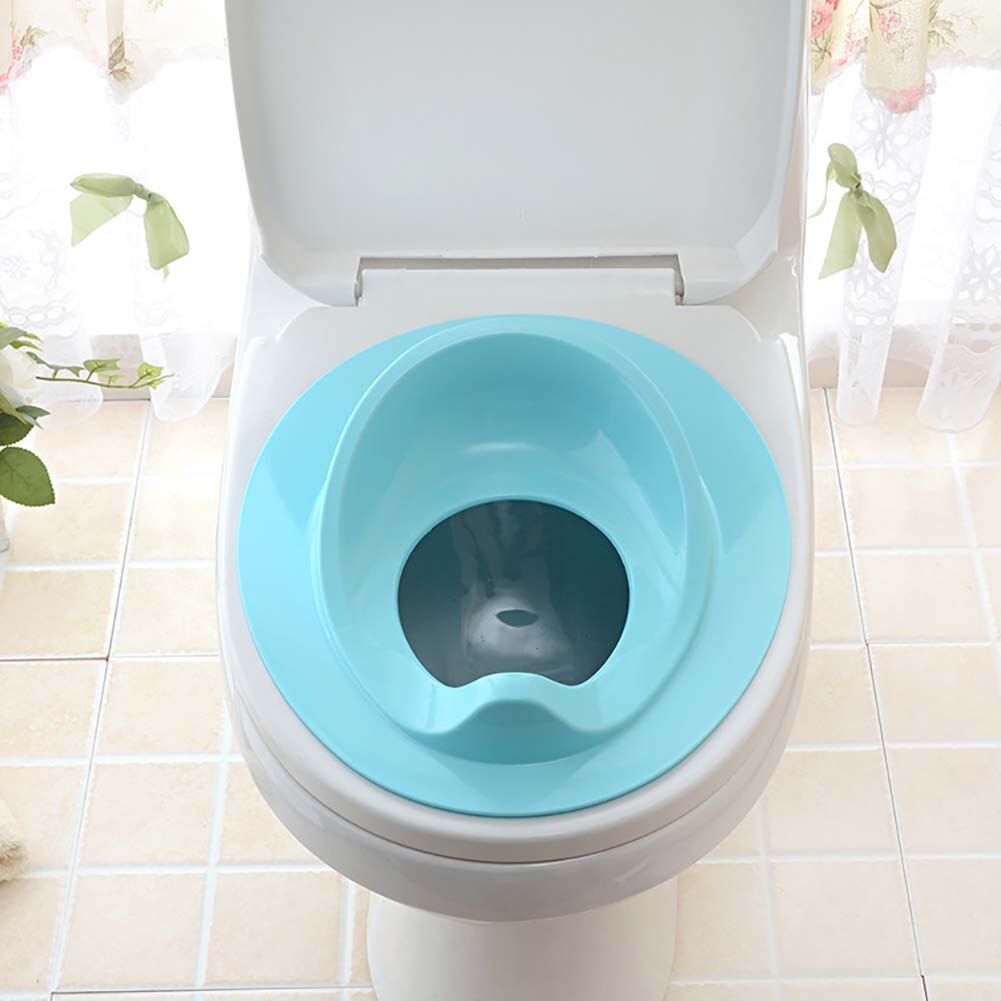 Plast potträning barn småbarn bebis pojkar flickor kudde matta toalettsits