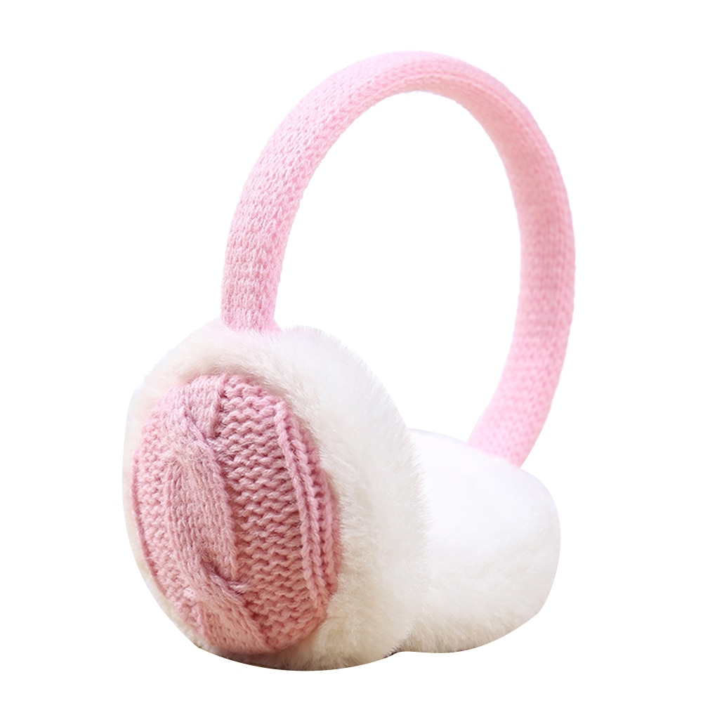 Cache-oreilles pour femmes, cache-oreilles, en peluche, tricoté, en peluche, accessoire pour filles, bandeau, hiver