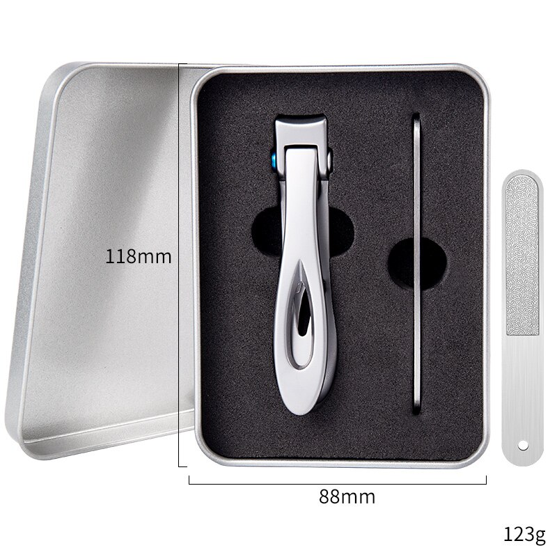 Wide Jaw Nail Clippers Stainless Steel Manicure Cutter Thick Hard Toenail Fingernail Scissors Trimmer Tools: Burgundy