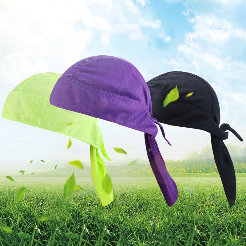 Pañuelo para Ciclismo de secado rápido, pañuelo para la cabeza, para hombre, para correr, para el verano, pañuelo para la cabeza, gorro pirata, gorro, diadema