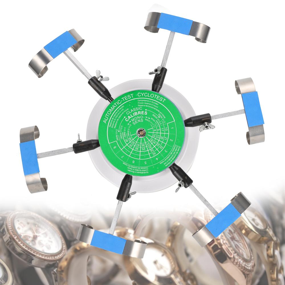 Legering mekanisk ur test upprullningsmaskin automatisk klockupprullare reparationsverktyg hålla 6 klockor eu plug 220v b
