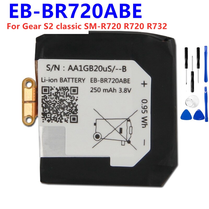 Battery For Samsung Gear S2 3G R730 SM-R600 SM-R735 SM-R730S SM-R735T S3 SM-R760 S2 Classic R720 R732 S4 SM-R800 R805: Gear S2 classic