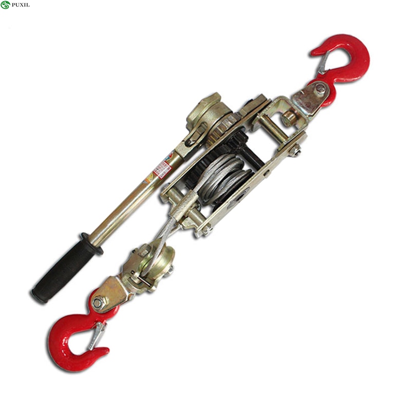 Manual Multifunction Wire Rope Tensioner Double Hook Tensioner Electrician Ratchet Tighten Tools Pull Cable Clamp SWT102-4T
