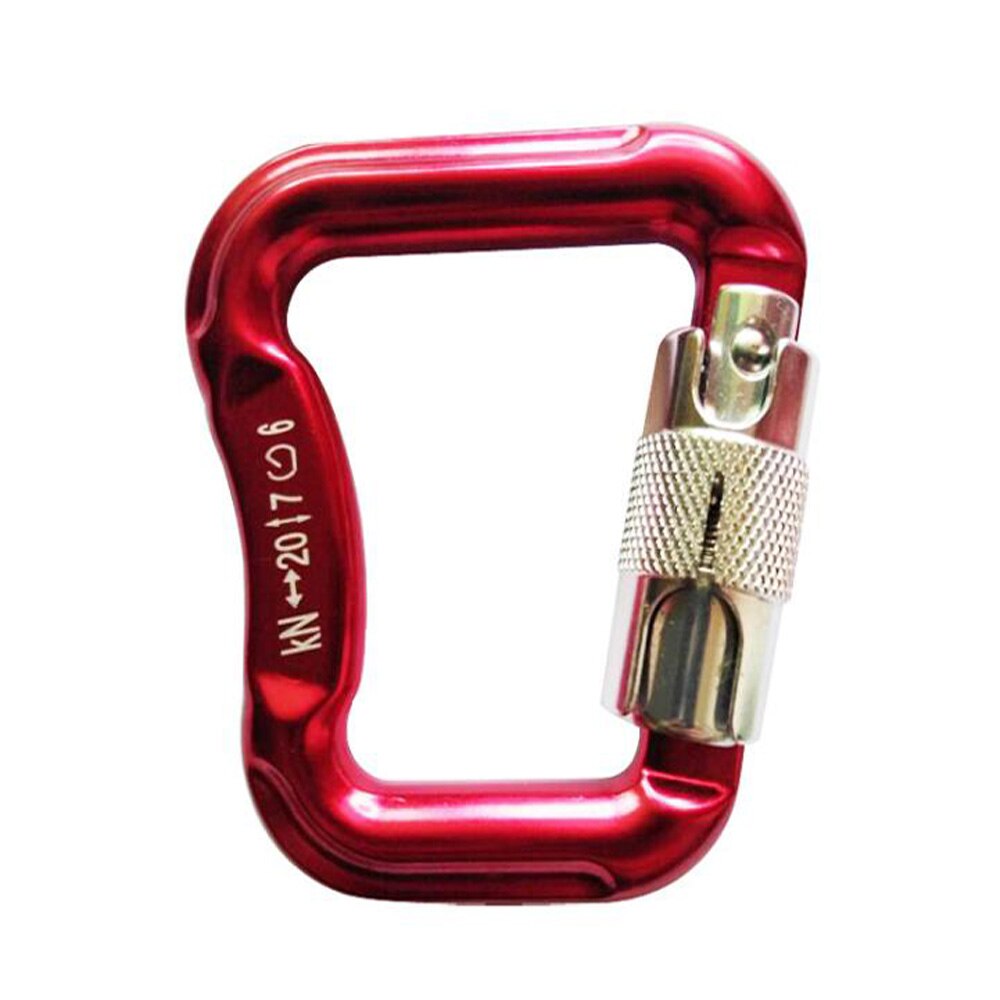 20KN Twisted Lock Paragliding Paraglider Carabiner Main Lock Rectangular Reserve Parachute Buckle Hook Clasp