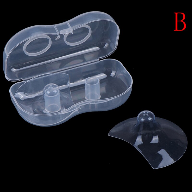 2pcs/set Silicone Nipple Protectors Feeding Mothers Nipple Shields Protection Cover Breastfeeding: 2