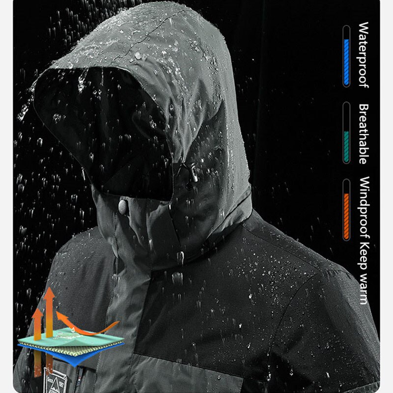 Winter Ski Jassen Mannen Outdoor Thermische Waterdicht Winddicht Snowboard Jassen Camping Trekking Wandelen Jas Sneeuw Skiën Jas