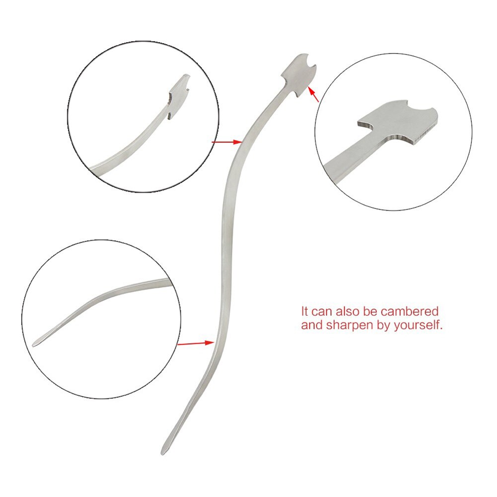 Cello Accessories Double Bass Sound Post Setter Stainless Steel Cello, Double Cello Column Hook Setter With Sharpen End