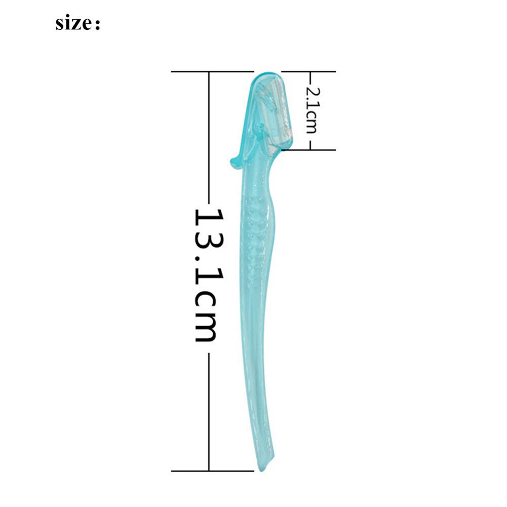 1pc havfrue øyenbryn barberhøvel ansiktshårfjerner øyenbrynstrimmer skarp sminkekniv blad forming av øyenbryn hårfjernerverktøy