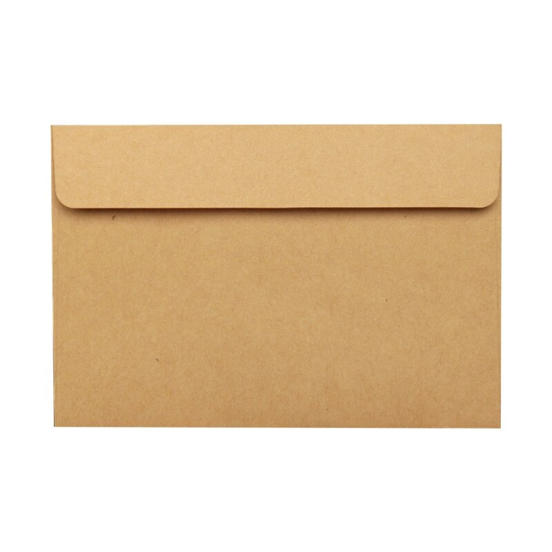 50pcs Vintage Large Envelopes Postcard Letter Stationery Greeting Card Envelope U4LD