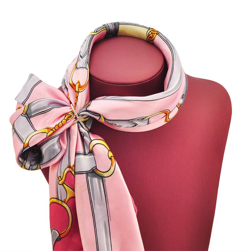 Anel de lenço fivelas multifuncional cachecol fivela anel galvanizar pinos para cachecóis j55