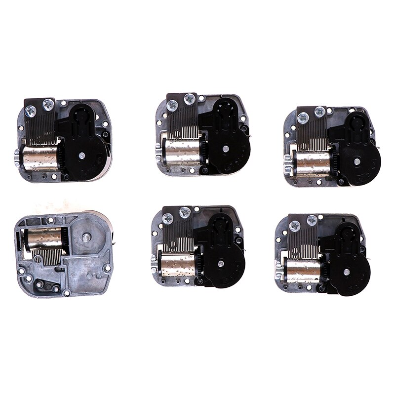 1pc mechanische doe-het-zelf opwindbare muziekdoos sankyo muziekbeweging schroeven sleutel huisdecoratie zilver ca. 50g ambachtelijke decoratie