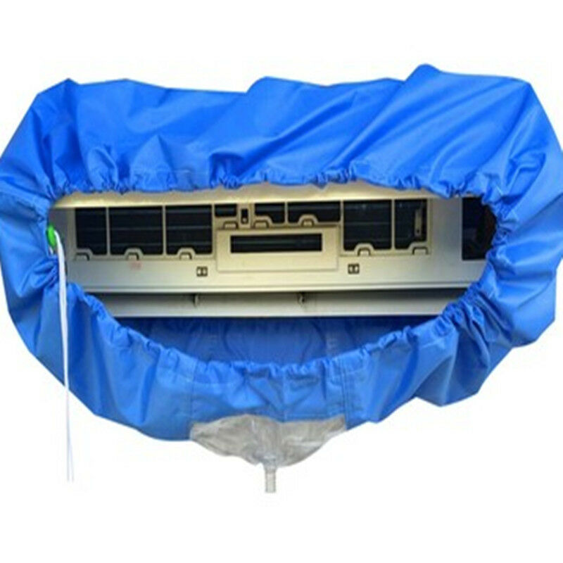 Air Conditioning Cover Washing Wall Mounted Air Conditioner Cleaning Protective Dust Cover Clean Tool Tightening belt