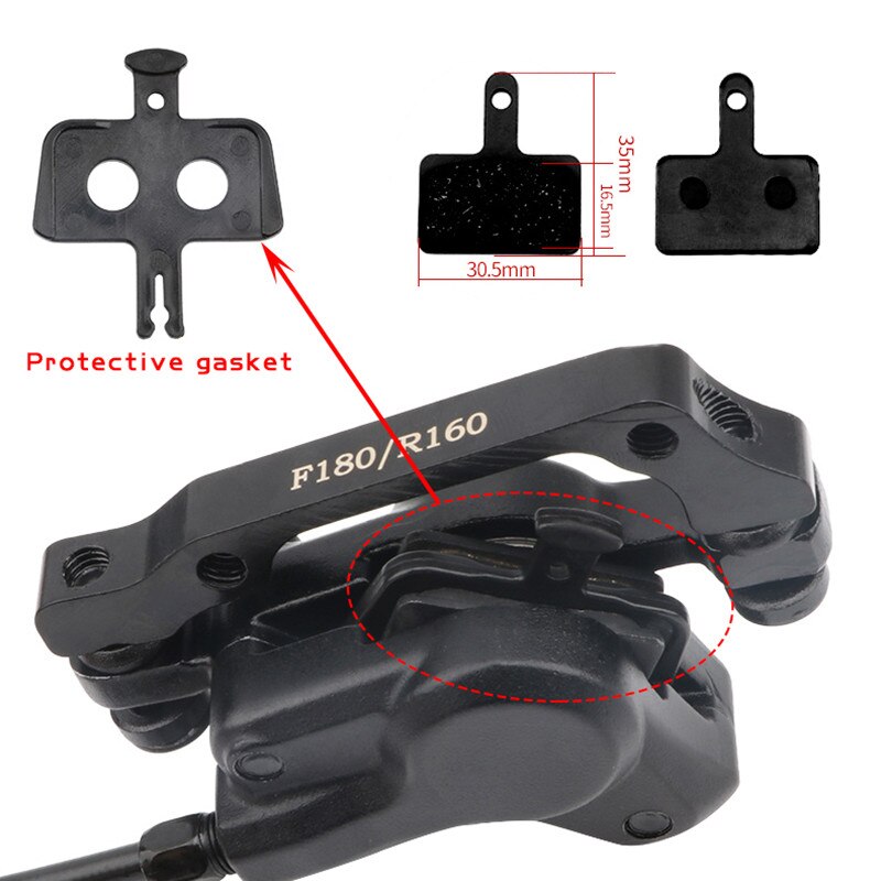 Meroca  m800 mtb cykelbroms hydraulisk skivbroms 800/1400mm mountainbikebromsdelar pk  mt200 - säljer tillbehör