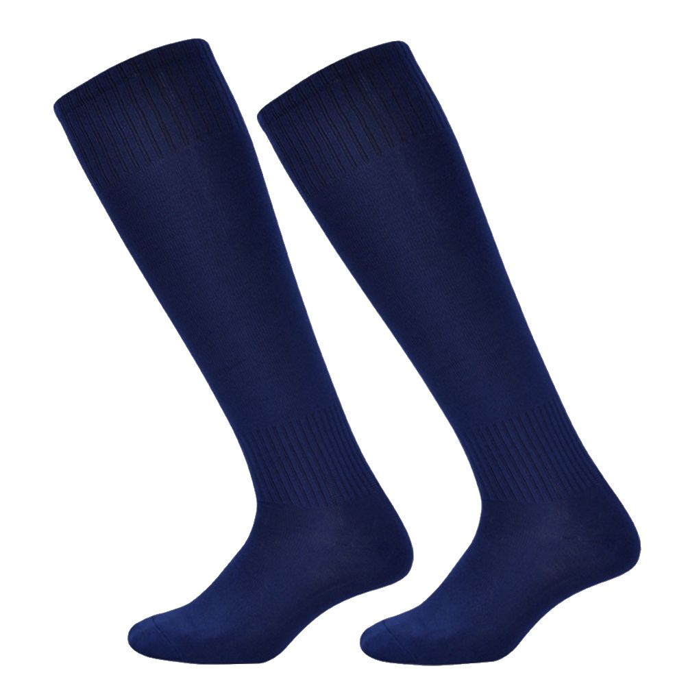 Kinder Jungen Lange Socken Schweiß Absorbieren Über-knie Baumwolle Polyester Dünnen Fußball Socken Freie Größe: 03