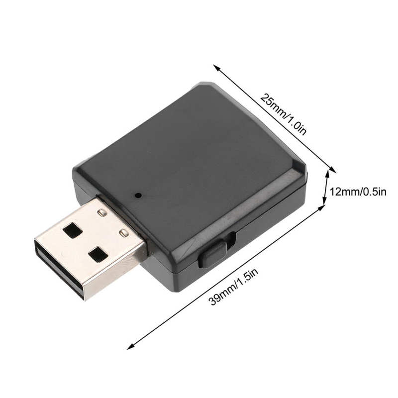 Wireless Audio Adapter 5.0 Audio Transmitter Receiver 2 in 1 Adapter for TV Car Computer Receiver