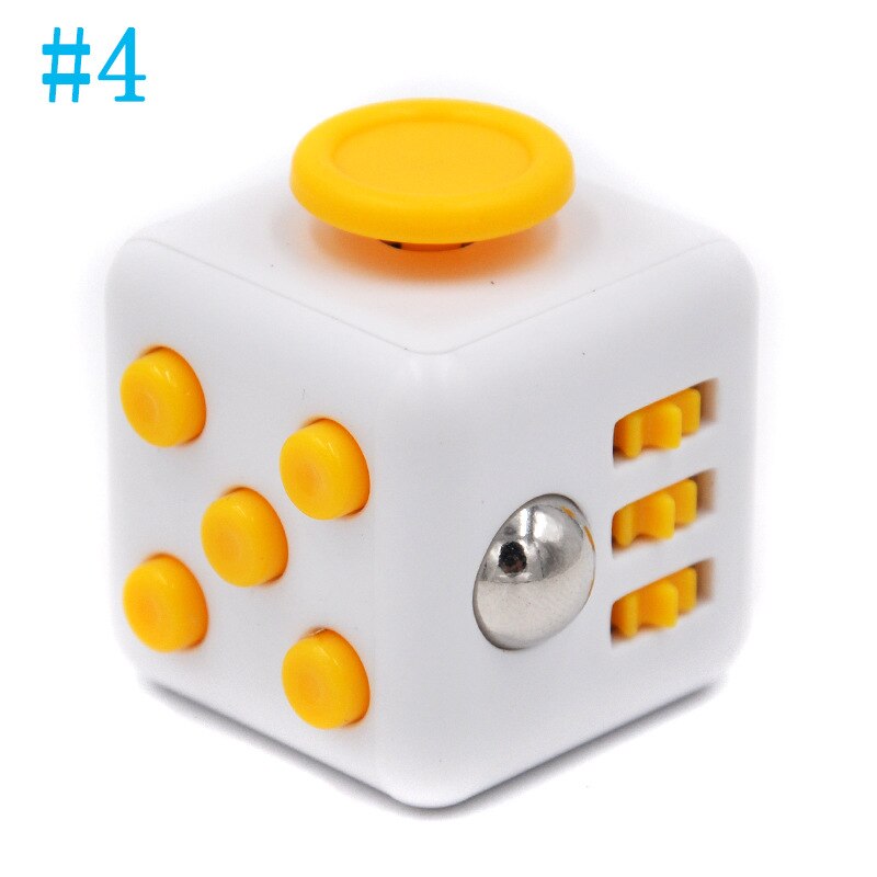 Stress Relief Cube Anti-stress Spielzeug Erwachsene Büro Schreibtisch Finger Spielzeug Dekompression Würfel Spinner Angst Autismus Reliever: J